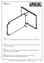 Предварительный просмотр 17 страницы Walker Edison W70FPAB Assembly Instructions Manual