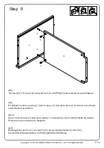 Предварительный просмотр 18 страницы Walker Edison W70FPAB Assembly Instructions Manual