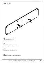 Предварительный просмотр 19 страницы Walker Edison W70FPAB Assembly Instructions Manual