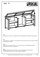 Предварительный просмотр 24 страницы Walker Edison W70FPAB Assembly Instructions Manual