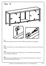 Предварительный просмотр 25 страницы Walker Edison W70FPAB Assembly Instructions Manual