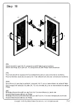 Предварительный просмотр 27 страницы Walker Edison W70FPAB Assembly Instructions Manual