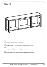 Preview for 24 page of Walker Edison W70FPBDSD Assembly Instructions Manual