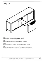 Preview for 25 page of Walker Edison W70FPBDSD Assembly Instructions Manual