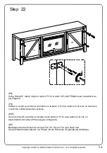 Preview for 31 page of Walker Edison W70FPBDSD Assembly Instructions Manual