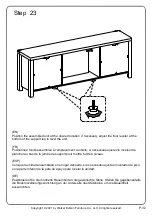 Preview for 32 page of Walker Edison W70FPBDSD Assembly Instructions Manual