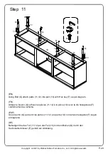 Preview for 20 page of Walker Edison W70FPJSC Assembly Instructions Manual