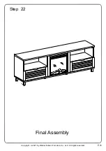 Preview for 31 page of Walker Edison W70FPJSC Assembly Instructions Manual