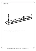 Предварительный просмотр 10 страницы Walker Edison W70FPSC Assembly Instructions Manual