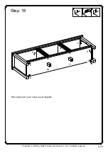 Предварительный просмотр 20 страницы Walker Edison W70FPSC Assembly Instructions Manual