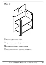 Preview for 16 page of Walker Edison W70FPTTOP Assembly Instructions Manual