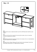 Preview for 32 page of Walker Edison W70FPTTOP Assembly Instructions Manual