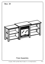 Preview for 34 page of Walker Edison W70FPTTOP Assembly Instructions Manual