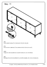 Preview for 20 page of Walker Edison W70JACSD Assembly Instructions Manual