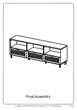 Preview for 26 page of Walker Edison W70JACSD Assembly Instructions Manual