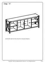 Preview for 21 page of Walker Edison W70MX2D Assembly Instructions Manual