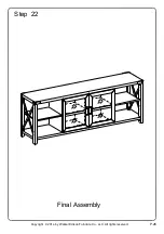 Preview for 26 page of Walker Edison W70MX2D Assembly Instructions Manual