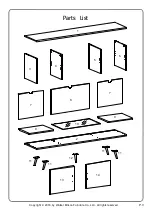 Preview for 3 page of Walker Edison W70NOR Assembly Instructions Manual