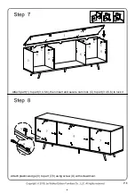 Preview for 8 page of Walker Edison W70NOR Assembly Instructions Manual