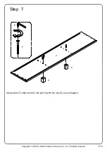 Preview for 11 page of Walker Edison W70SBD Assembly Instructions Manual