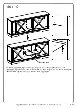 Preview for 23 page of Walker Edison W70SBD Assembly Instructions Manual