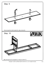 Preview for 9 page of Walker Edison W70UBC22 Assembly Instructions Manual