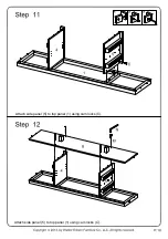 Preview for 10 page of Walker Edison W70UBC22 Assembly Instructions Manual