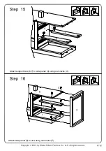 Preview for 12 page of Walker Edison W70UBC22 Assembly Instructions Manual