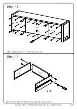 Preview for 13 page of Walker Edison W70UBC22 Assembly Instructions Manual