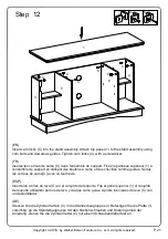 Preview for 21 page of Walker Edison WQ52C4DR Assembly Instructions Manual