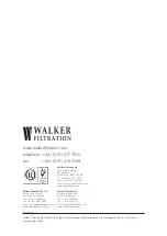 Предварительный просмотр 40 страницы WALKER FILTRATION PROSFD Series Technical Manual And Instructions For Use