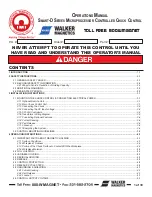 Walker Magnetics IMI 100D Operation Manual preview