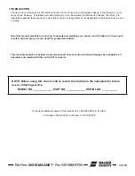 Preview for 3 page of Walker Magnetics IMI 100D Operation Manual