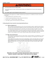 Preview for 7 page of Walker Magnetics IMI 100D Operation Manual