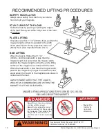 Preview for 10 page of Walker Magnetics NEO-125 Owners/Operators Manual And Safety Instructions