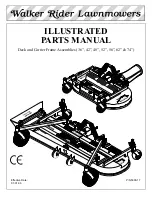 Preview for 1 page of Walker 36-inch Illustrated Parts Manual