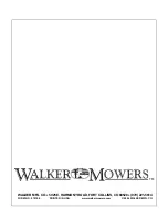 Preview for 56 page of Walker 36-inch Illustrated Parts Manual