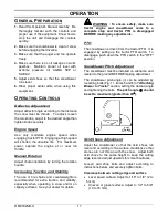 Preview for 19 page of Walker 42" Operator'S Manual