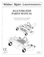 Предварительный просмотр 1 страницы Walker 54-inch Illustrated Parts Manual