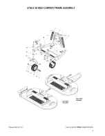 Предварительный просмотр 7 страницы Walker 54-inch Illustrated Parts Manual