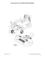 Предварительный просмотр 21 страницы Walker 54-inch Illustrated Parts Manual