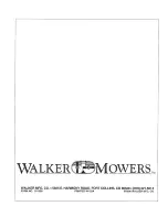 Предварительный просмотр 56 страницы Walker 54-inch Illustrated Parts Manual