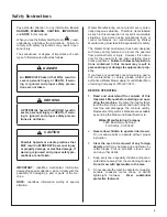 Preview for 7 page of Walker A21 Hi-Dump Operator'S Manual