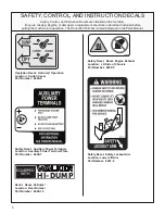 Preview for 12 page of Walker A21 Hi-Dump Operator'S Manual