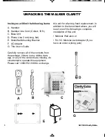 Preview for 6 page of Walker Clarity Extra W1100 User Manual