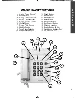 Preview for 11 page of Walker Clarity Extra W1100 User Manual