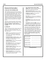 Preview for 5 page of Walker H24d Operator'S Manual