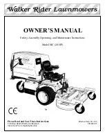 Walker MC (20 HP) Owner'S Manual preview