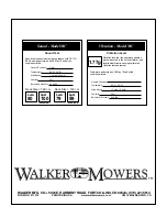 Preview for 76 page of Walker MC (20 HP) Owner'S Manual