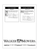 Preview for 92 page of Walker MDD (20.9 HP) Owner'S Manual